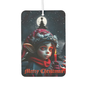 Gothic elf magic under the full moon. car air freshener