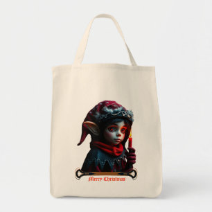 Gothic elf magic under the full moon.  tote bag