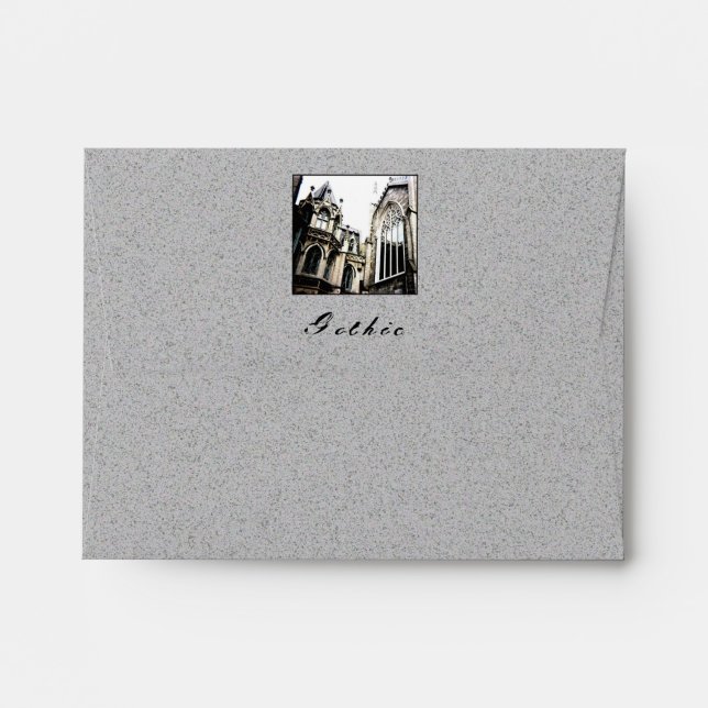 'Gothic' Envelopes (Back (Top Flap))
