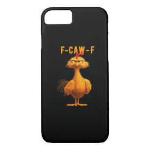 Gothic F-Caw-F Crow Funny Humor iPhone 8/7 Case