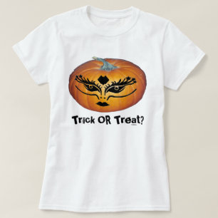Gothic Face Jack-O-Lantern T-Shirt