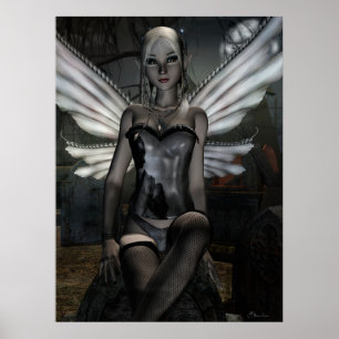 Gothic Fae Series TRINITY Fantasy Art Poster