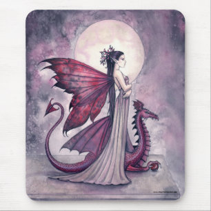 Gothic Fairy and Dragon Mousepad