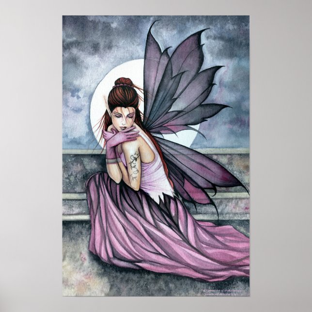 Gothic Fairy Art Poster by Molly Harrison (Front)