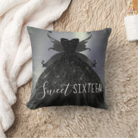Gothic Fairy Black Gown | Vampy Goth Glam Sheen