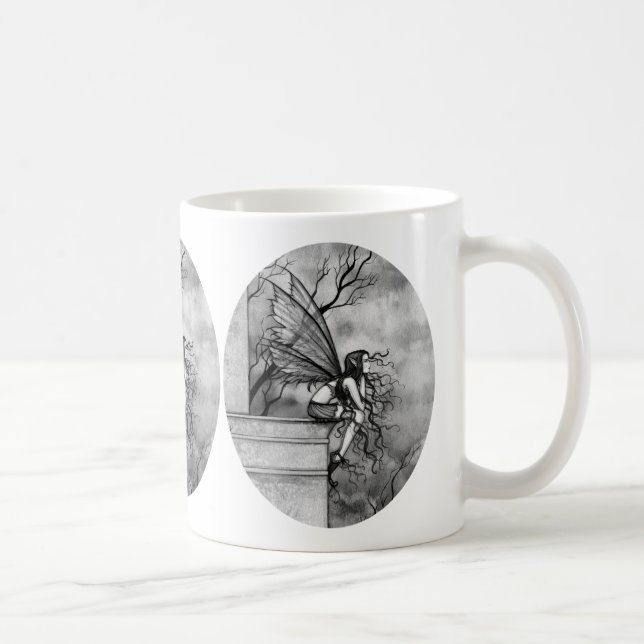 Gothic Fairy Coffee Mug by Molly Harrison (Right)