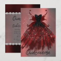 Gothic Fairy Crimson Gown | Deep Radiant Red Sheen