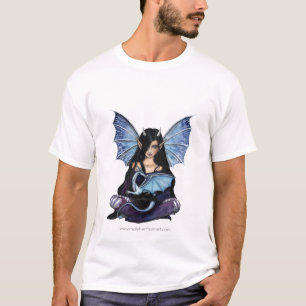Gothic Fairy Dragon T-Shirt by Molly Harrison