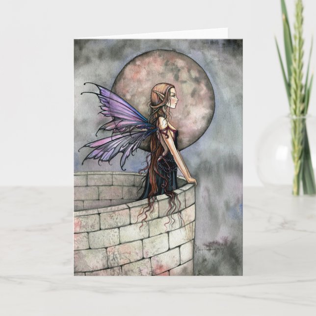 Gothic Fairy Greeting Card ~ Blank (Front)