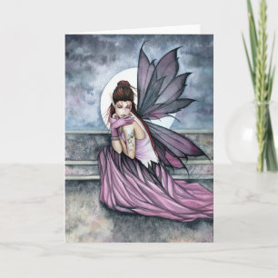 Gothic Fairy Moon Card by Molly Harrison