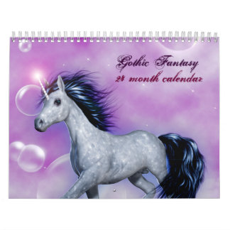 Gothic Fantasy 2012 24 Month Calendar