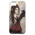 Gothic Fantasy Art Witch and Raven iPhone 5 Case