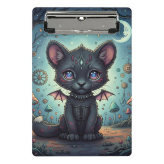 Gothic Fantasy Baby KitBat Mini Clipboard