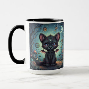 Gothic Fantasy Baby KitBat Mug