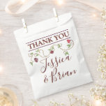 Gothic Favours Bag<br><div class="desc">Elegant Gothic style favours bag,  change the text to anything you want when ordering. Contact me with any questions about the artwork. Paste in the link below for matching products.   https://www.zazzle.com/collections/gothic_style_burgundy_tan-119358529954504065</div>