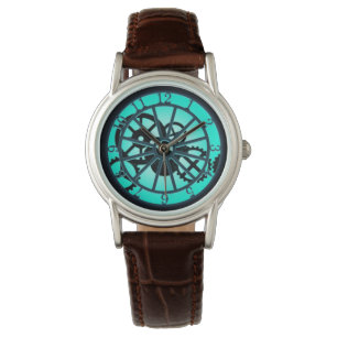 Gothic Filigree Mechanical Gears & Inner Workings Watch