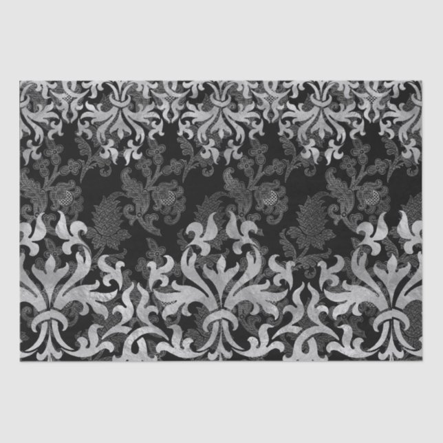 Gothic Filigree Pattern Tissue Paper (Front)