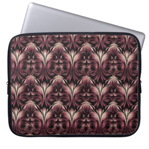 Gothic Floral Elegance Laptop Sleeve