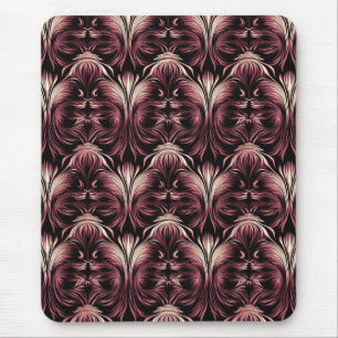 Gothic Floral Elegance Mouse Mat