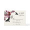 Gothic Floral Wedding response cards RSVP