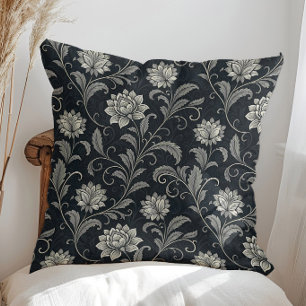 Gothic Flowers Pattern Cushion