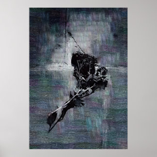 Gothic Flowers Poster