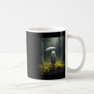 Gothic Forest Vintage Floral Ghost Halloween Haunt Coffee Mug