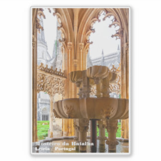 Gothic Fountain and Cloister. Monastery of Batalha