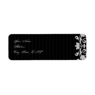 Gothic Frame Monogram Return Address