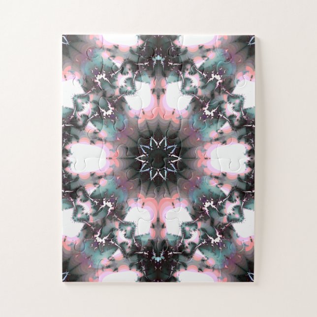 Gothic Frozen Winter Spider Web Jigsaw Puzzle (Vertical)