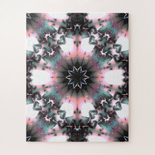 Gothic Frozen Winter Spider Web Jigsaw Puzzle