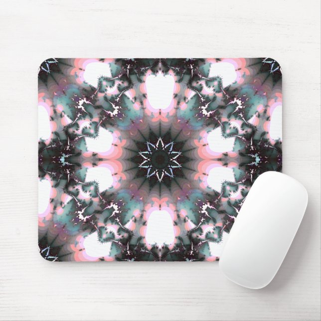 Gothic Frozen Winter Spider Web Mouse Mat (With Mouse)