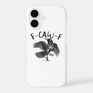 Gothic Funny F Caw F Crow Aesthetic Casual Look