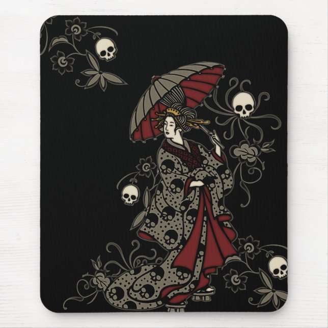 Gothic Geisha Mouse Mat (Front)