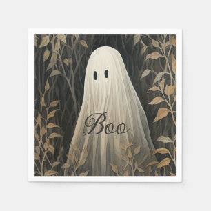 Gothic Ghost Halloween Napkin