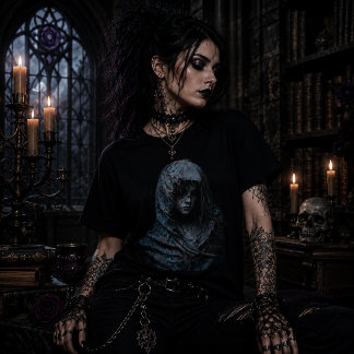 Gothic Ghostly Tri-Blend Shirt