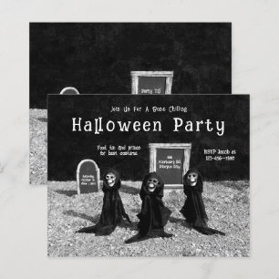 Gothic Ghouls In Cemetery Halloween Party Budget