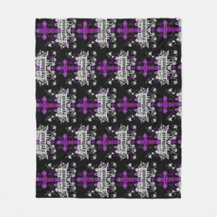 Gothic Gifts For Him And Her Fleece Blanket