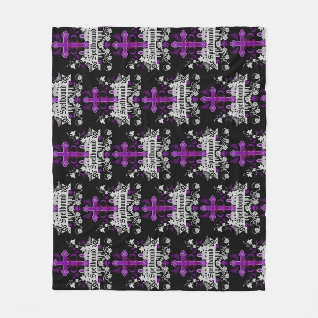 Gothic Gifts For Him And Her Fleece Blanket (Front)