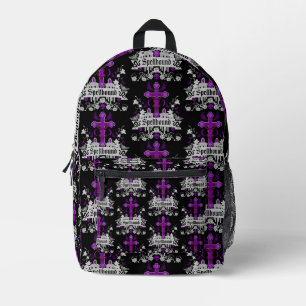 Gothic Gifts For Him And Her Printed Backpack