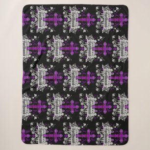 Gothic Gifts For Him And Her Sherpa Blanket