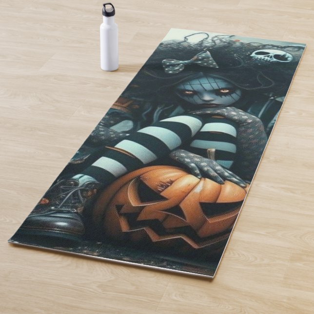 Gothic Girl for Yoga, Pilates & Fitness Yoga Mat (In Situ)