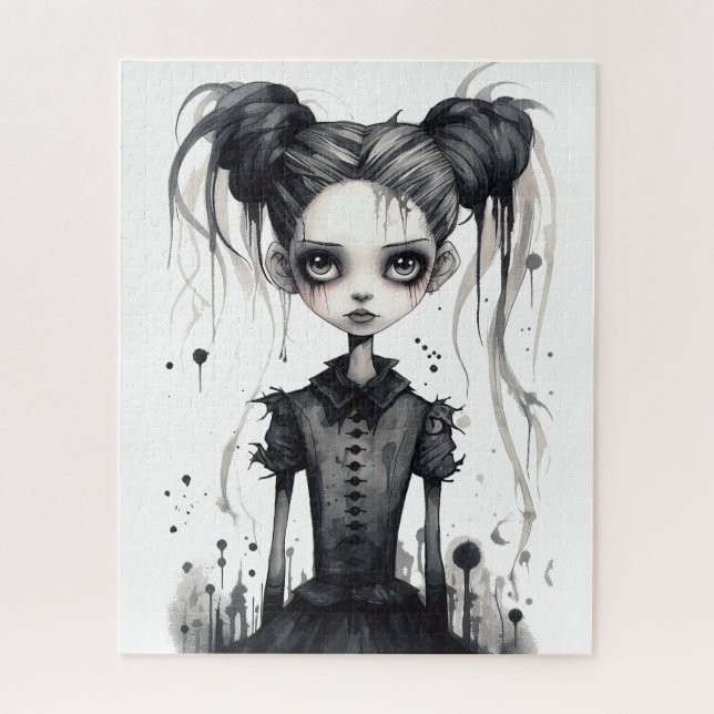 Gothic Girl Jigsaw Puzzle (Vertical)