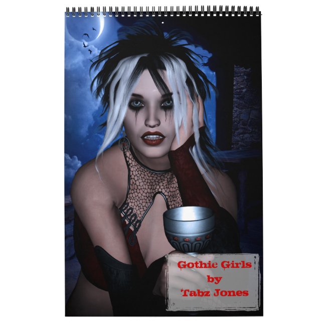 Gothic Girls Art Book Calendar (Cover)