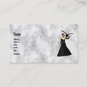 Gothic Girls : Red Witch Profile Card