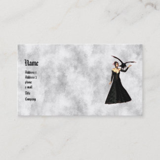 Gothic Girls : Red Witch Profile Card