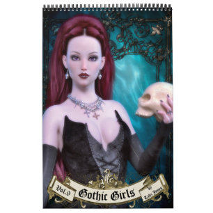 Gothic Girls Yearly Art Book Calendar