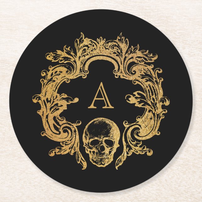 Gothic Glam | Coasters | Black (Front)