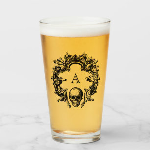 Gothic Glam   Glass   Black Monogram