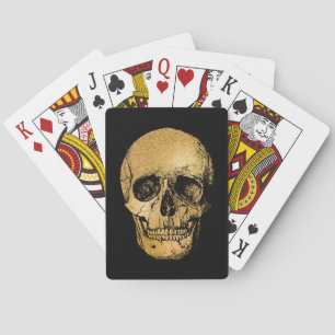 Gothic Glam   Playing Cards   Skull   Black